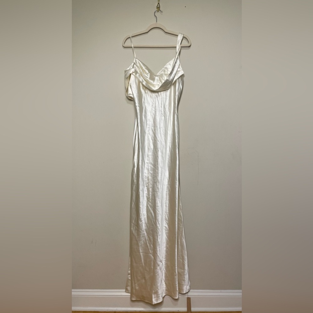 Reformation Ronda Luxe Ivory Bridal Gown NWT - Picture 7 of 11